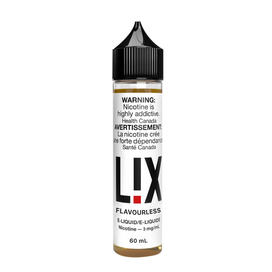 L!X Flavourless E-Liquid (60mL)