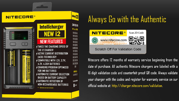 Nitecor i2 Intellicharger - Vape Cafe Ltd